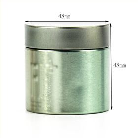定制圆形绿茶铁罐尺寸