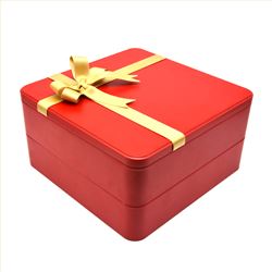 中国红礼品包装铁盒