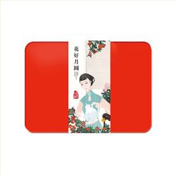 橙色款月饼盒
