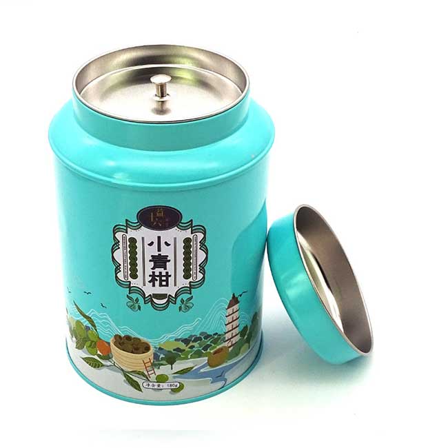 小青柑茶叶铁罐铁盒包装