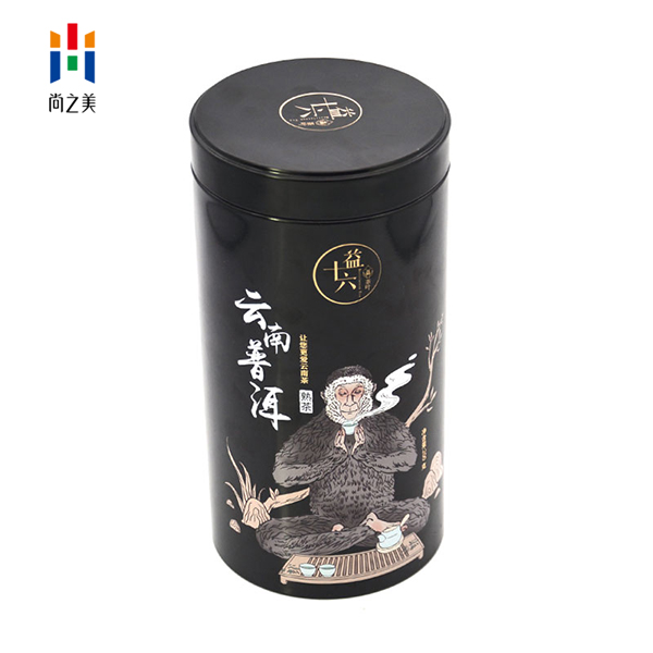 云南普洱茶铁罐