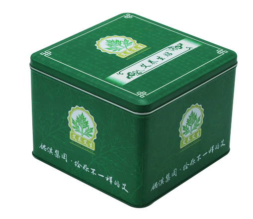 艾草保健品铁盒包装定制