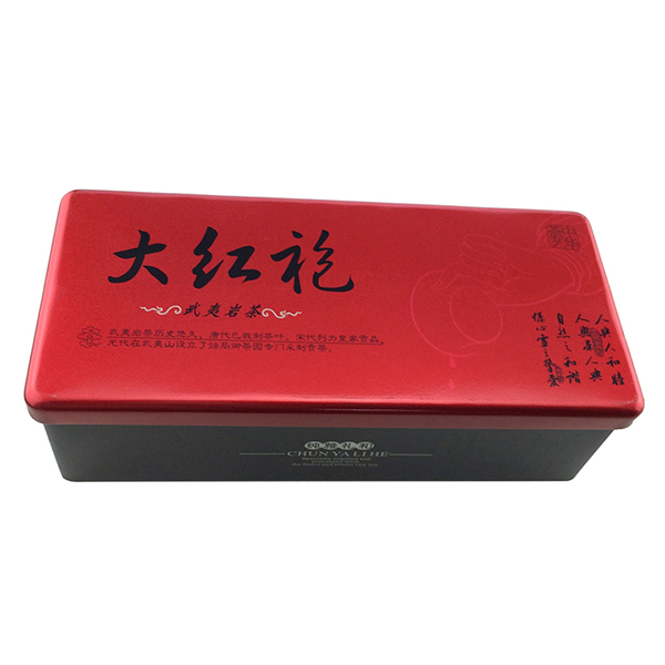 大红袍茶叶铁盒