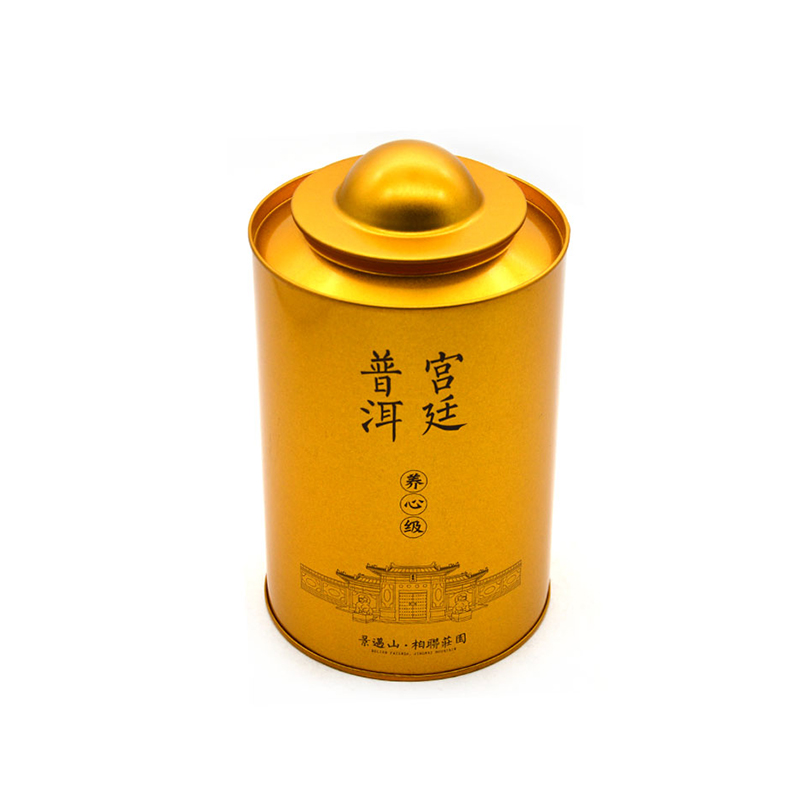 宫廷普洱茶铁罐